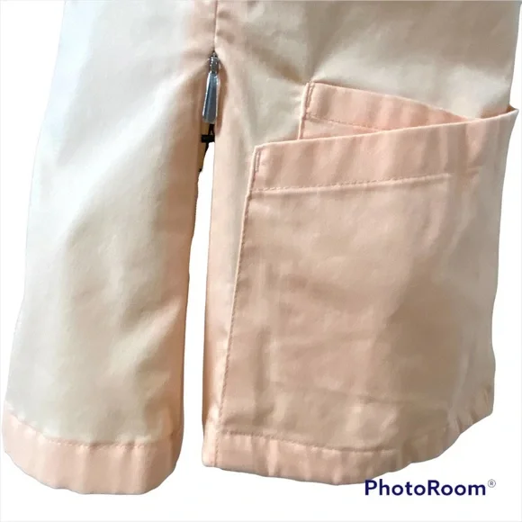 Butter-Soft STRETCH Women's 3-Pocket 3/4th Sleeve Side Zip Scrub Top Size S - Picture 7 of 16